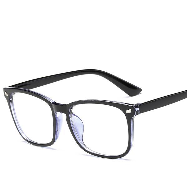 women men square glasses frame female brand gafas de sol spectacle plain glasses gafas eyeglasses eyewear for women men, Black
women men square glasses frame female brand gafas de sol spectacle plain glasses gafas eyeglasses eyewear for women men, Black