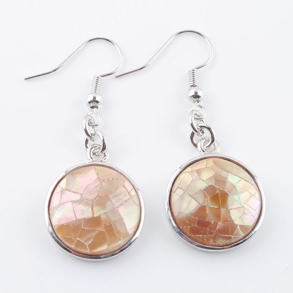 wojiaer round natural seashell drop earrings abalone shell simple design ear jewelry silver dangle earring fit for women dr3224
wojiaer round natural seashell drop earrings abalone shell simple design ear jewelry silver dangle earring fit for women dr3224