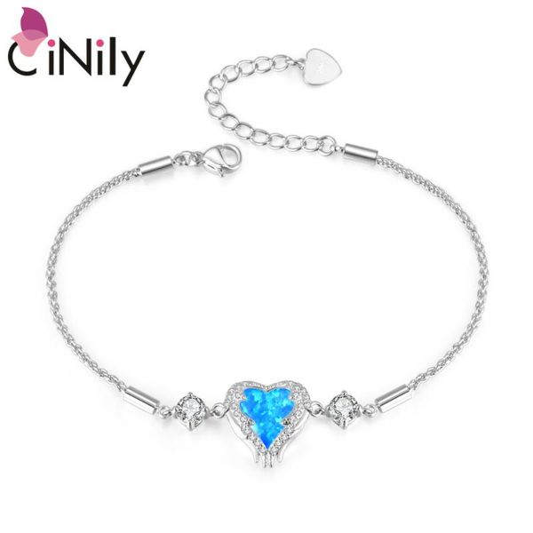 cinily heart shape opal bracelets silver plated blue opal fashion jewelry bracelet for women jewelry bracelet fashion gift, Golden;silver
cinily heart shape opal bracelets silver plated blue opal fashion jewelry bracelet for women jewelry bracelet fashion gift, Golden;silver