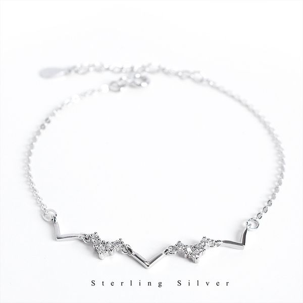 1pc women bracelet fashion wave ecg shape sterling silver exquisite rhinestone bangle jewelry bracelet for girls women, Black
1pc women bracelet fashion wave ecg shape sterling silver exquisite rhinestone bangle jewelry bracelet for girls women, Black