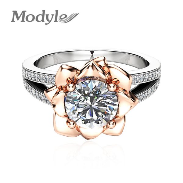 modyle 2018 new fashion clear cz stone gold and rose gold color rose flower wedding rings for woman dropshipping, Slivery;golden
modyle 2018 new fashion clear cz stone gold and rose gold color rose flower wedding rings for woman dropshipping, Slivery;golden