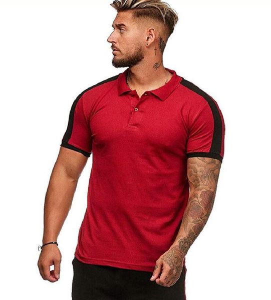 2019 summer stylish men's polos casual short sleeve with printed striped shirt fashion men breathable sportswear, White;black
2019 summer stylish men's polos casual short sleeve with printed striped shirt fashion men breathable sportswear, White;black