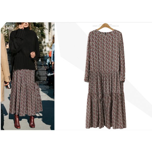 casual dresses 2021 plus size 4xl o-neck women print flowers shirt dress fall elegant vintage long sleeve good quality female robe, Black;gray
casual dresses 2021 plus size 4xl o-neck women print flowers shirt dress fall elegant vintage long sleeve good quality female robe, Black;gray