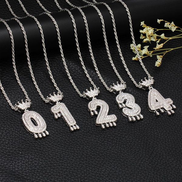 hip hop rhinestone inlay number crown pendant necklace long chain jewelry boho, Silver
hip hop rhinestone inlay number crown pendant necklace long chain jewelry boho, Silver