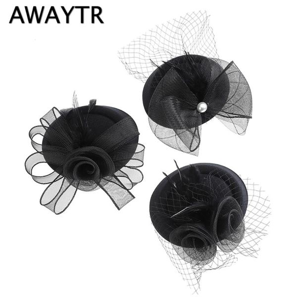 awaytr women chic fascinator hat cocktail wedding party headpiece fashion headwear feather hair accessories bride, Blue;gray
awaytr women chic fascinator hat cocktail wedding party headpiece fashion headwear feather hair accessories bride, Blue;gray