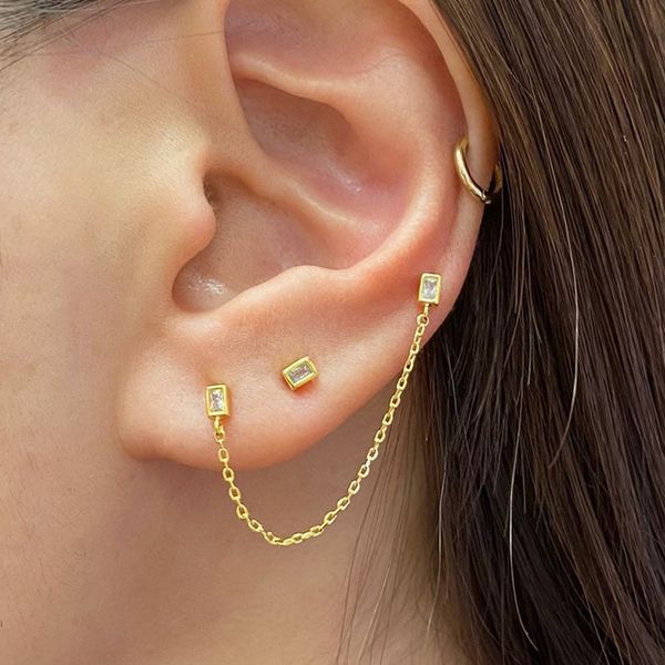 roxi 925 sterling silver drop moon star piercing stud earrings for women rectangle zircon crystal brincos cartilage jewelry, Golden;silver
roxi 925 sterling silver drop moon star piercing stud earrings for women rectangle zircon crystal brincos cartilage jewelry, Golden;silver