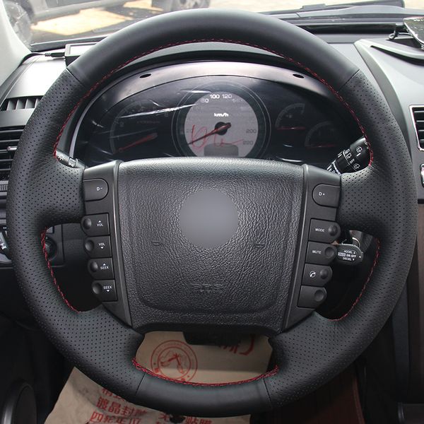 black synthetic leather car steering wheel cover for ssangyong rexton rexton w rodius
black synthetic leather car steering wheel cover for ssangyong rexton rexton w rodius