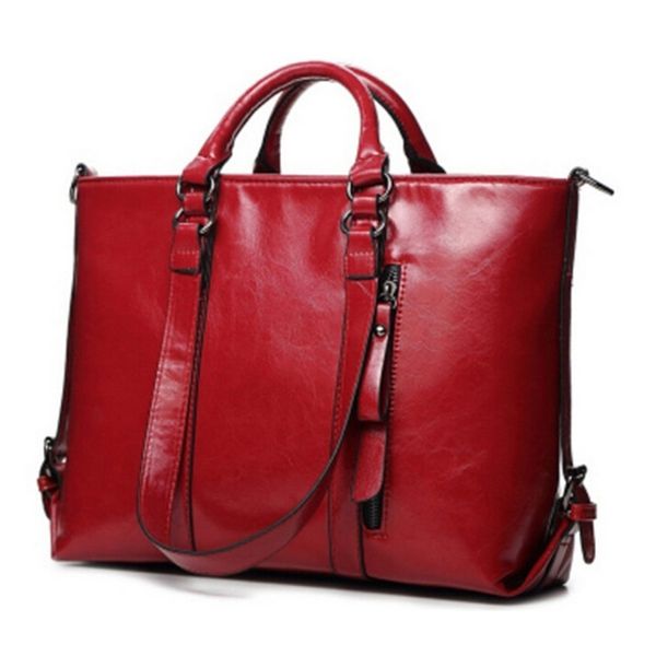 new women handbag europe and america oil wax leather shoulder bag solid casual tote fashion brand leather women bag pa950743
new women handbag europe and america oil wax leather shoulder bag solid casual tote fashion brand leather women bag pa950743