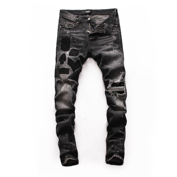 amir i jeans mens luxury designer jeans brand baggy biker high waisted ripped rock revival black skinny men jeans pants trousers a07, Blue
amir i jeans mens luxury designer jeans brand baggy biker high waisted ripped rock revival black skinny men jeans pants trousers a07, Blue