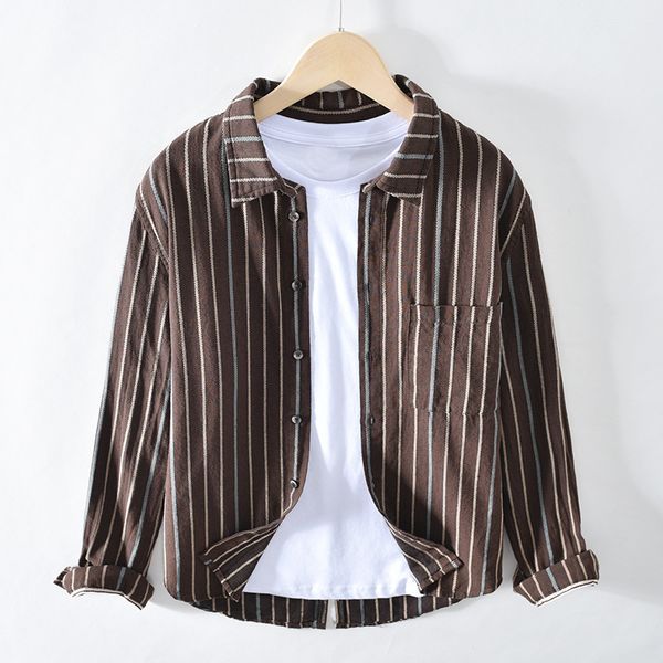 2020 men yarn dyed mixed colors flax striped shirt youth long sleeve casual anti-wrinkle cotton linen shirt, White;black
2020 men yarn dyed mixed colors flax striped shirt youth long sleeve casual anti-wrinkle cotton linen shirt, White;black