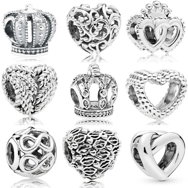 2020 real 925 sterling silver love heart charm fit bracelet retro silver crown charm diy jewelry
2020 real 925 sterling silver love heart charm fit bracelet retro silver crown charm diy jewelry