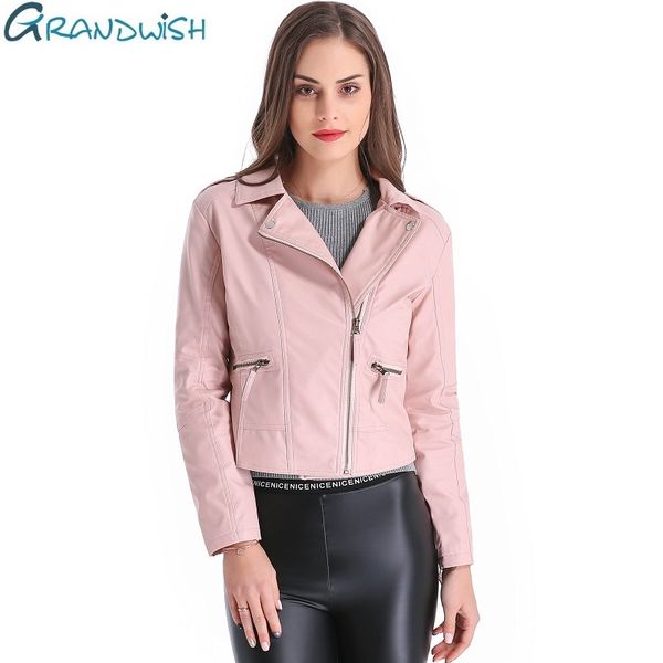 grandwish women leather jacket plus size 4xl short pu leather jacket woman female moto turn-down collar 2018 new spring,cb018, Black
grandwish women leather jacket plus size 4xl short pu leather jacket woman female moto turn-down collar 2018 new spring,cb018, Black