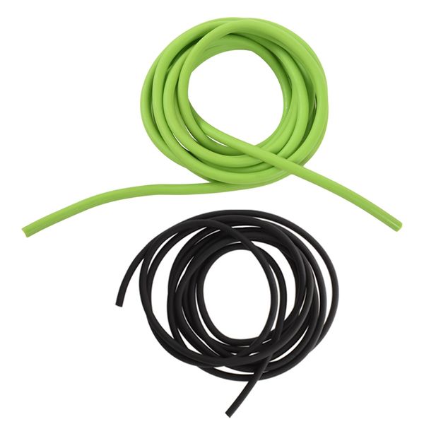 2pcs tubing exercise rubber resistance band catapult dub slingselastic 2.5m - black & green
2pcs tubing exercise rubber resistance band catapult dub slingselastic 2.5m - black & green