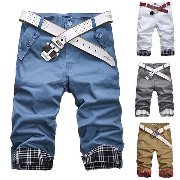 men shorts summer fashion cargo shorts for male casual solid comfortable shorts pants, White;black
men shorts summer fashion cargo shorts for male casual solid comfortable shorts pants, White;black