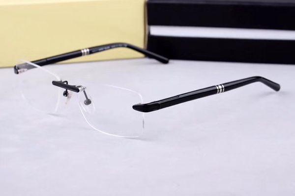 2020 new 490 rimless glasses frame glasses frame fashion men's business casual wild plain myopia frames 57-17-145, Silver
2020 new 490 rimless glasses frame glasses frame fashion men's business casual wild plain myopia frames 57-17-145, Silver
