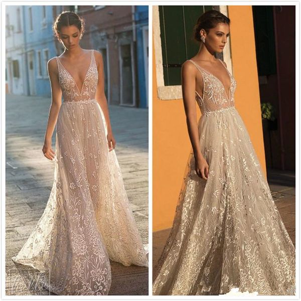 gali karten wedding dresses a line deep v neck illusion lave applique sweep train beach wedding dress backless plus size bridal gown 4294, White
gali karten wedding dresses a line deep v neck illusion lave applique sweep train beach wedding dress backless plus size bridal gown 4294, White
