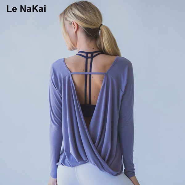 open back women yoga shirts light loose style longsleeves yoga shirts workout blouses sport jerseys quick dry top, White;red
open back women yoga shirts light loose style longsleeves yoga shirts workout blouses sport jerseys quick dry top, White;red