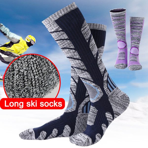 newly 1 pair winter sports outdoor knee height cycling thicken long warm ski sock fms19, Black
newly 1 pair winter sports outdoor knee height cycling thicken long warm ski sock fms19, Black