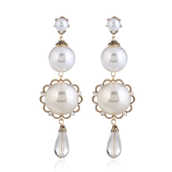 new jewelry style fashionable ol pearl earrings delicate small gift pendant earrings, Golden
new jewelry style fashionable ol pearl earrings delicate small gift pendant earrings, Golden