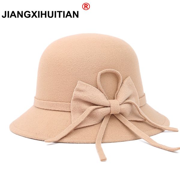2017 fashion vintage women hat wool er fall and winter bow large brimmed cap beach bowknot winters hats for women, Blue;gray
2017 fashion vintage women hat wool er fall and winter bow large brimmed cap beach bowknot winters hats for women, Blue;gray