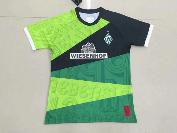 2019 SV Werder Bremen The 120th anniversary edition 6 Kevin Mohwald home green jersey Werder Bremen away Claudio Pizarro sport shirt
2019 SV Werder Bremen The 120th anniversary edition 6 Kevin Mohwald home green jersey Werder Bremen away Claudio Pizarro sport shirt
