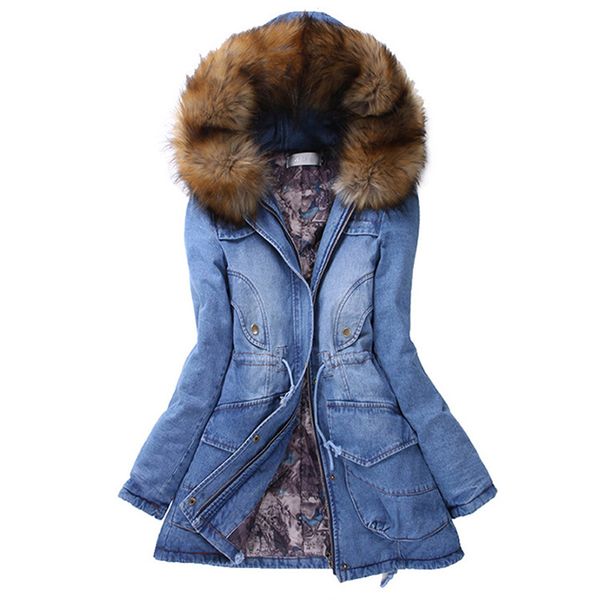denim long cotton winter coat women clothes 2019 hooded faux fur hat long sleeve jacket korean fashion clothing and blouses, Tan;black
denim long cotton winter coat women clothes 2019 hooded faux fur hat long sleeve jacket korean fashion clothing and blouses, Tan;black