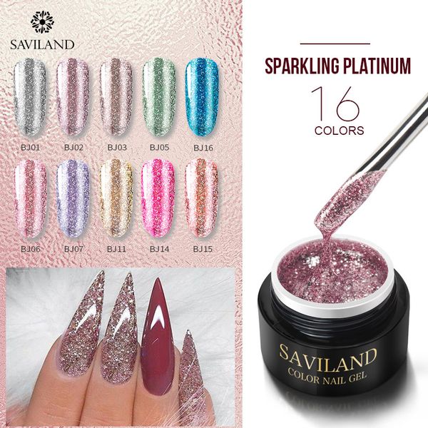 saviland 6ml sparkling platinum diamond sequin gel nail polish glitter 3d diamond uv led gel varnish foil adhesive manicure, Red;pink
saviland 6ml sparkling platinum diamond sequin gel nail polish glitter 3d diamond uv led gel varnish foil adhesive manicure, Red;pink