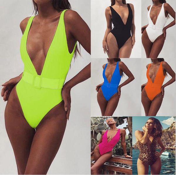 deep v neck bikinis mujer one-piece swimsuit leopard belt swimwear women buckle bathing suit push up brazilian biquini
deep v neck bikinis mujer one-piece swimsuit leopard belt swimwear women buckle bathing suit push up brazilian biquini