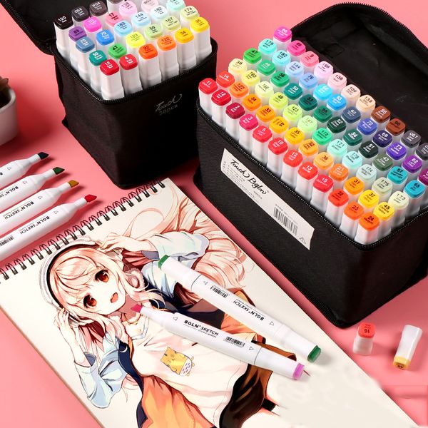 30/40/60/80 color marker pen hand-drawn animation design student beginners retro colored pencils art supplies
30/40/60/80 color marker pen hand-drawn animation design student beginners retro colored pencils art supplies