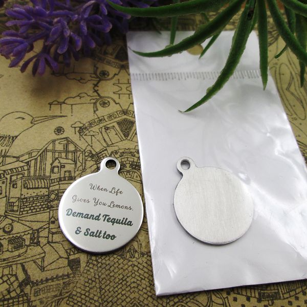 40pcs--"when life gives you lemons"stainless steel charms more style for choosing diy charms pendants for necklace, Bronze;silver
40pcs--"when life gives you lemons"stainless steel charms more style for choosing diy charms pendants for necklace, Bronze;silver