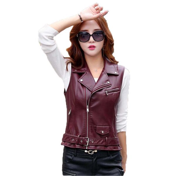 ladies leather vest 2017 new spring and autumn leather clothing female short slim motorcycle vests women outerwear, Black;white
ladies leather vest 2017 new spring and autumn leather clothing female short slim motorcycle vests women outerwear, Black;white