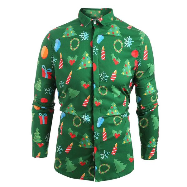 christmas shirt men dress shirts long sleeve casual polyester print mens shirts streetwear men turn-down collar shirt size s-2xl, White;black
christmas shirt men dress shirts long sleeve casual polyester print mens shirts streetwear men turn-down collar shirt size s-2xl, White;black