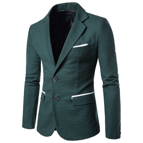 diwish 2019 male spring casual plaid print men suit fashion long sleeve coat spring white social business mens blazer jacket, White;black
diwish 2019 male spring casual plaid print men suit fashion long sleeve coat spring white social business mens blazer jacket, White;black