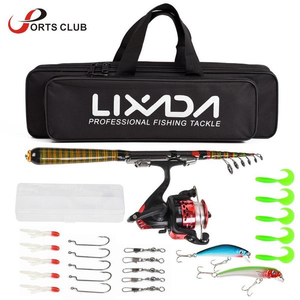 lixada telescopic fishing lure rod reel combo full kit carbon fiber rod spinning reel lure with bag case for travel pesca
lixada telescopic fishing lure rod reel combo full kit carbon fiber rod spinning reel lure with bag case for travel pesca