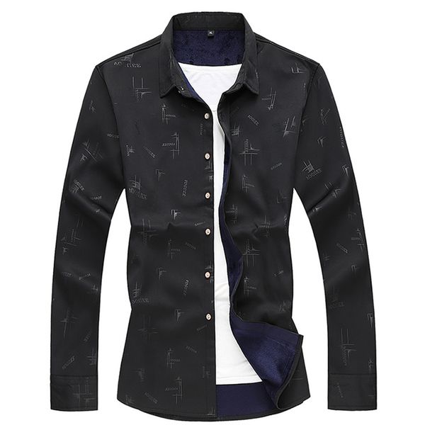 men's plus velvet blouse leisure printing long-sleeved shirt autumn plus velvet thickening shirt thick warm print lattice top, White;black
men's plus velvet blouse leisure printing long-sleeved shirt autumn plus velvet thickening shirt thick warm print lattice top, White;black