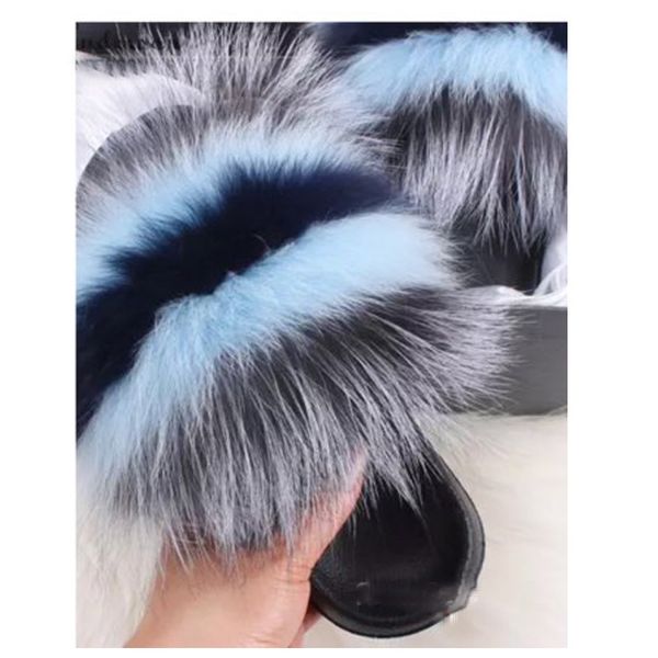 summer fluffy flip flops women real fox fur slippers home women fur slides woman furry sandals house shoes warm slippers flats, Black
summer fluffy flip flops women real fox fur slippers home women fur slides woman furry sandals house shoes warm slippers flats, Black