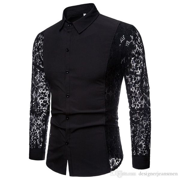 spring mens lace panelled shirts mens turn down collar shirts fashion solid long sleeve mens clothing
spring mens lace panelled shirts mens turn down collar shirts fashion solid long sleeve mens clothing