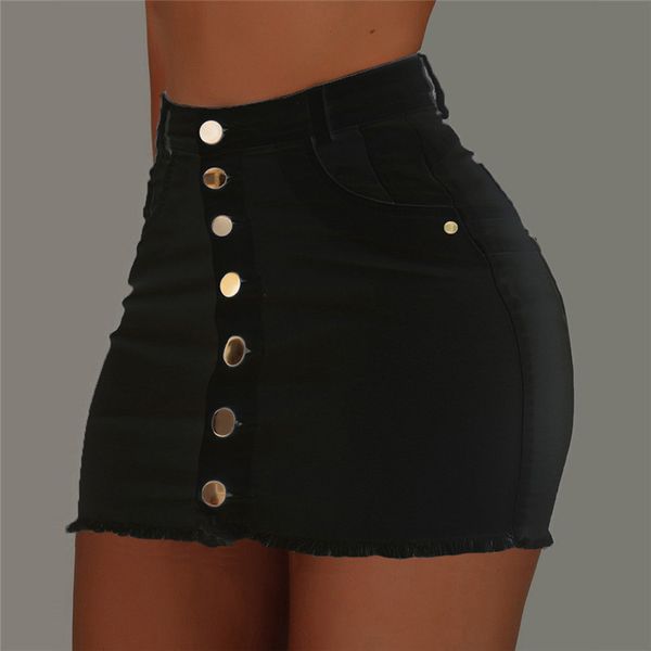 womens designer skirt plus size soild color hip raise dress ladies denim bag hip button skirt, Black
womens designer skirt plus size soild color hip raise dress ladies denim bag hip button skirt, Black