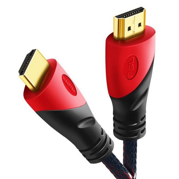 Высокоскоростной кабель HDMI позолоченное соединение с красной, черной и белой сет
Высокоскоростной кабель HDMI позолоченное соединение с красной, черной и белой сет