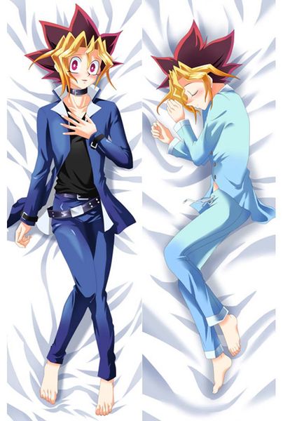 

anime yu-gi-oh charactor yugi muto dark magician girl body pillowcase game king body pillow cover