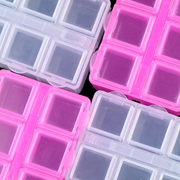 jhnby plastic rectangle small 10 grid compartment storage box earring jewelry beads case container display organizer pillbox, Black;white
jhnby plastic rectangle small 10 grid compartment storage box earring jewelry beads case container display organizer pillbox, Black;white