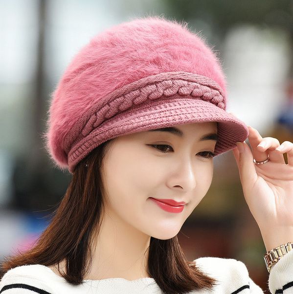 winter korean version rabbit hair hat new style solid color duck tongue rabbit hair beret casual joker thermal knitting hat to pretty female, Blue;gray
winter korean version rabbit hair hat new style solid color duck tongue rabbit hair beret casual joker thermal knitting hat to pretty female, Blue;gray