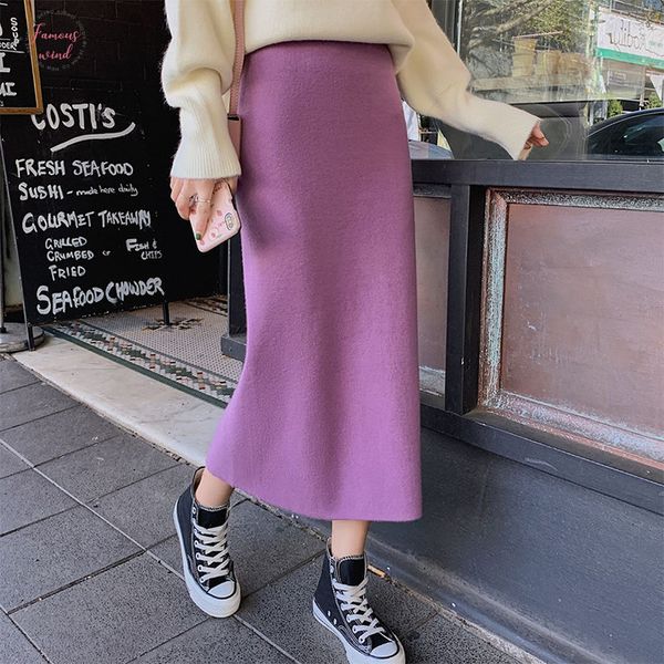 spring autumn skirts women 2020 straight knitted long black skirt a line package hip split high waist ladies midi skirt
spring autumn skirts women 2020 straight knitted long black skirt a line package hip split high waist ladies midi skirt