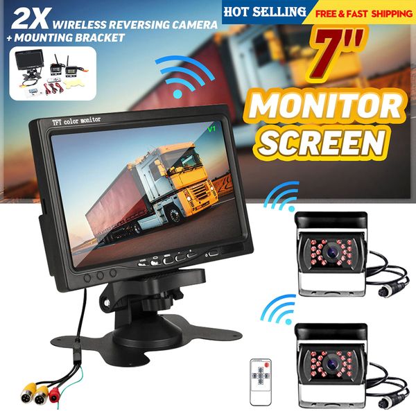9-36v 7" car monitor camera rear view kit 2.4g display monitor night vision reversing ip67 infrared-light camera
9-36v 7" car monitor camera rear view kit 2.4g display monitor night vision reversing ip67 infrared-light camera