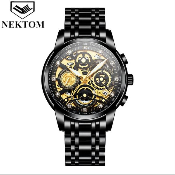 luxury mens watches new solid steel band luminous waterproof watch high end retro fashion full automatic quartz watch, Slivery;brown
luxury mens watches new solid steel band luminous waterproof watch high end retro fashion full automatic quartz watch, Slivery;brown