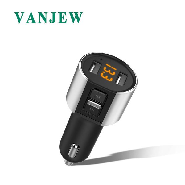 vanjew c26s car bluetooth fm transmitter 5v/ 3.4a dual usb ports charger u-disk mp3 player transmiter for car hands-calling
vanjew c26s car bluetooth fm transmitter 5v/ 3.4a dual usb ports charger u-disk mp3 player transmiter for car hands-calling