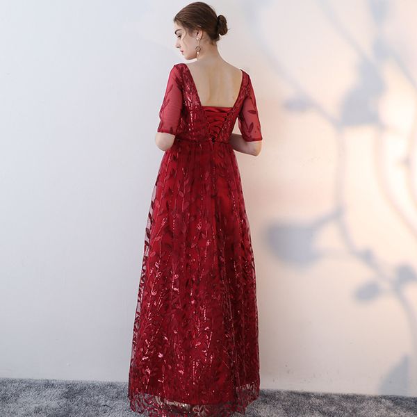 party dresses bling sequins fabric evening dress fashion red half sleeves a-line, White;black
party dresses bling sequins fabric evening dress fashion red half sleeves a-line, White;black
