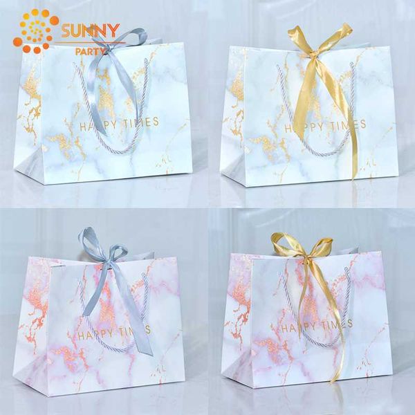 simple marble printed paper tote bag gold grey ribbon bow-knot package bags birthday anniversary gift packaging party supplies
simple marble printed paper tote bag gold grey ribbon bow-knot package bags birthday anniversary gift packaging party supplies