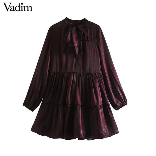 vadim women elegant wine red mini dress bow tie collar long sleeve straight preppy style cute sweet dresses vestidso qd171, Black;gray
vadim women elegant wine red mini dress bow tie collar long sleeve straight preppy style cute sweet dresses vestidso qd171, Black;gray