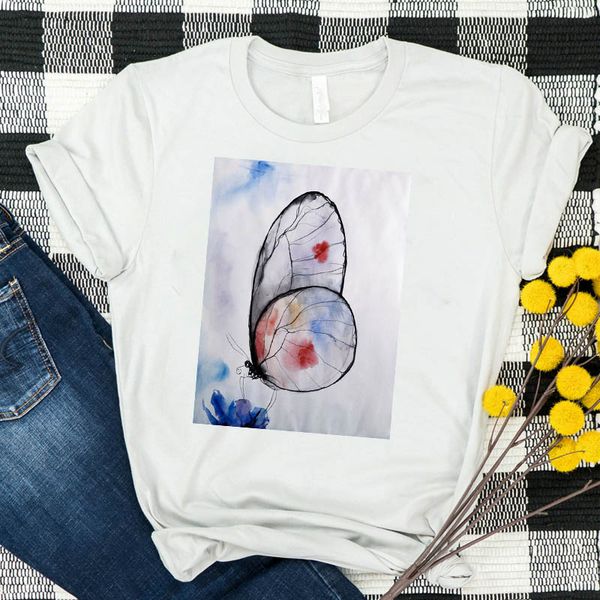 women shirt womens butterfly cute p summer graphic tshirt tees printed ladies clothes kawaii short sleeve female t-shirt, White
women shirt womens butterfly cute p summer graphic tshirt tees printed ladies clothes kawaii short sleeve female t-shirt, White